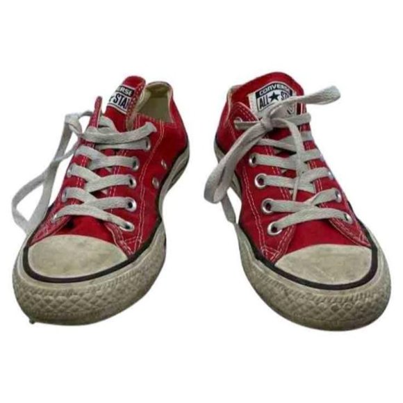 Converse Other - CONVERSE Sneakers White Red Men's Size 5